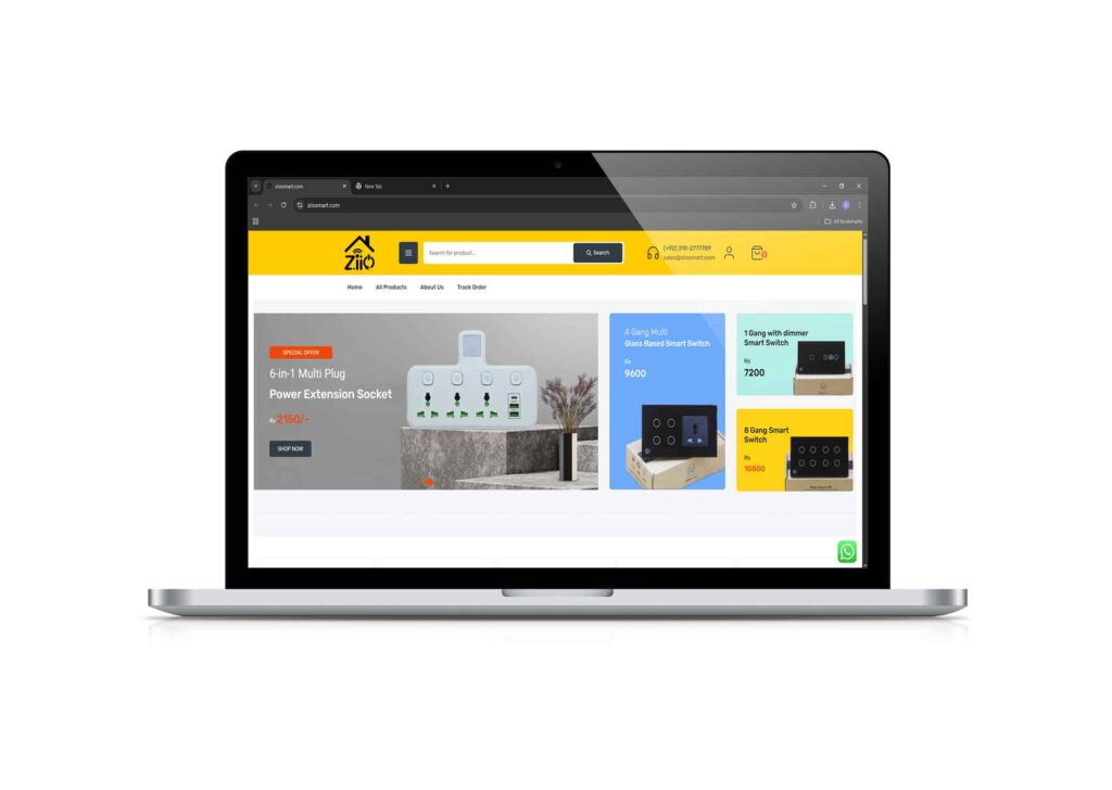 Home-Page-Ziio-Smart Web Design Ziio Smart