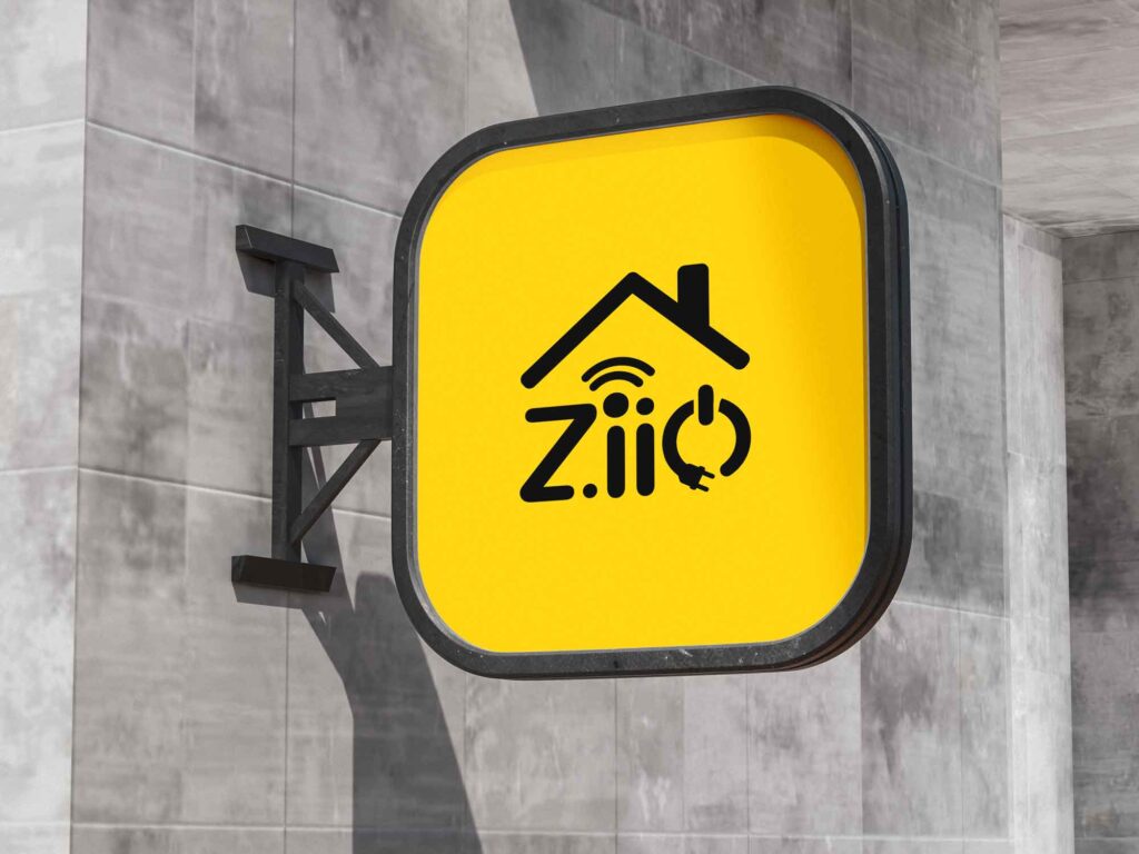 Logo-Mockup-Ziio-Smart Ziio Smart Logo Mockup