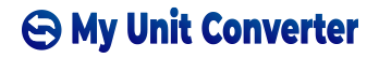 Myunitconverter My Unit Converter