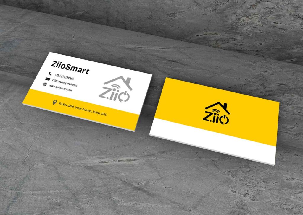 Visiting-Card-Design-Ziio-Smart Ziio Smart Visiting Card