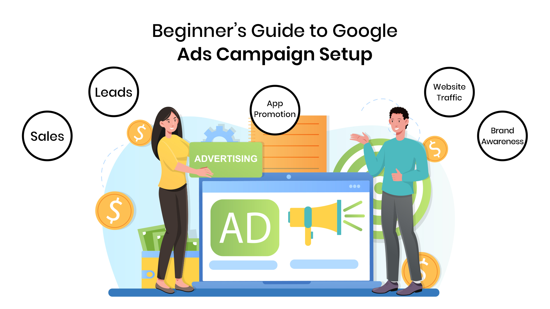 Beginner’s Guide to Google Ads Campaign Setup (2025) - Apt Visuals Solution